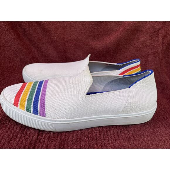 Rothys Limited SF Store Edition Rainbow Slip Ons, 8 - Picture 2 of 7